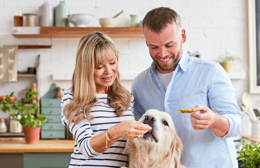 Annabel Karmel making dog treats