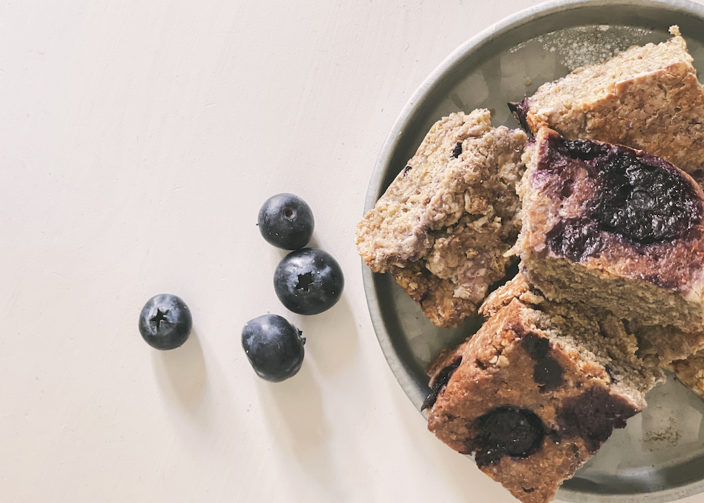 blueberry flapjacks