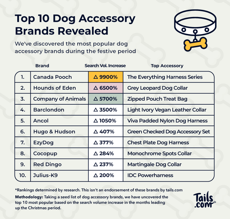 Most popular 2024 dog accessories