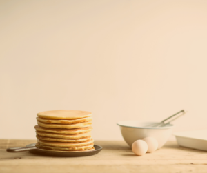 A stack of delicious looking dog-friendly pancakes