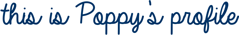 This is Poppy's profile